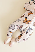 Load image into Gallery viewer, Bamboo Zip Romper | Butterflies
