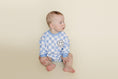 Load image into Gallery viewer, Bubble Romper | Checkered Smiley Blue
