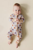Load image into Gallery viewer, Bamboo Zip Romper | Xoxo

