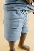 Load image into Gallery viewer, Cargo Shorts Set | Blue
