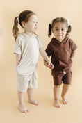 Load image into Gallery viewer, Terry Cargo Shorts Set | Chocolate
