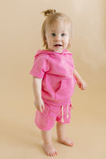 Load image into Gallery viewer, Terry Cargo Shorts Set | Pink
