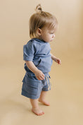 Load image into Gallery viewer, Cargo Shorts Set | Blue
