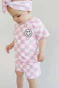 Load image into Gallery viewer, Checkered Shorts Set | Pink

