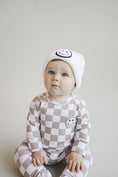 Load image into Gallery viewer, Checkered Smiley Lounge Set | Latte
