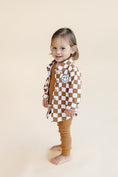 Load image into Gallery viewer, Cotton Shacket | Smiley Checkered Copper
