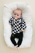 Load image into Gallery viewer, Cotton Shacket | Smiley Checkered Black
