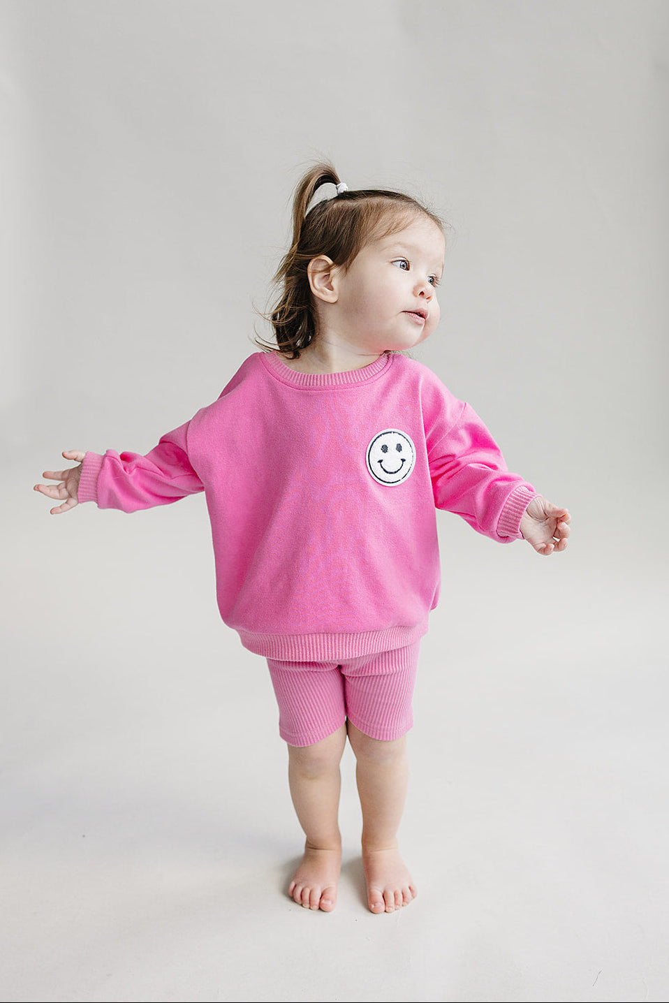 Biker Shorts Set | Pink