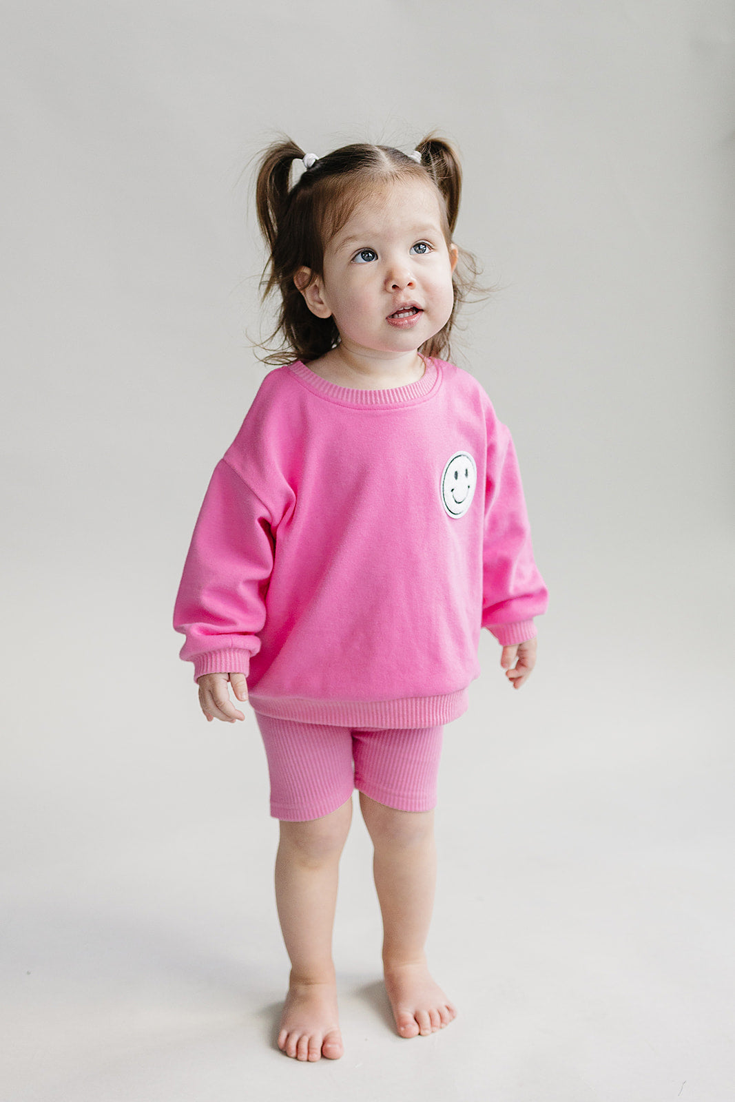 Biker Shorts Set | Pink