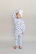 Load image into Gallery viewer, Checkered Smiley Lounge Set | Blue
