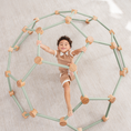 Load image into Gallery viewer, Wooden Climber for Kids in Sage
