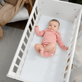 Load image into Gallery viewer, Muslin Fitted Bassinet Crib Sheet
