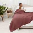 Load image into Gallery viewer, Adult Muslin Blanket in Wine
