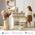 Load image into Gallery viewer, Tiny Land® Wooden Play Kitchen with Storage for Creative Toddlers
