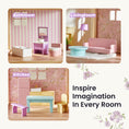 Load image into Gallery viewer, Tiny Land® Sweetwood Dollhouse without Dolls
