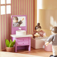 Load image into Gallery viewer, Tiny Land® Sweetwood Unicorn Dollhouse & Wooden Dollhouse Dolls
