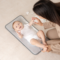 Load image into Gallery viewer, Compact Changing Pad in Grey Pattern
