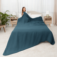 Load image into Gallery viewer, Adult Muslin Blanket in Neptune
