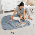 Load image into Gallery viewer, Baby Muslin Blanket in Pacific Blue
