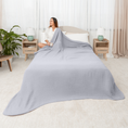 Load image into Gallery viewer, Adult Muslin Blanket in Heather
