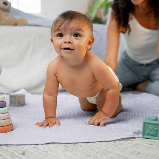Baby Muslin Blanket in Heather