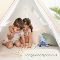 Load image into Gallery viewer, Kids Indoor Play Tent in Natural Wood
