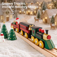 Load image into Gallery viewer, Tiny Land® Christmas Express Wooden Train Accessory Set
