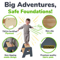 Load image into Gallery viewer, 2-Step Wooden Stool for Kids

