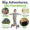Load image into Gallery viewer, 1-Step Wooden Stool for Kids
