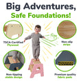 Load image into Gallery viewer, 2-Step Wooden Stool for Kids
