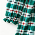 Load image into Gallery viewer, Girls Christmas Embroidery Smocked Dress

