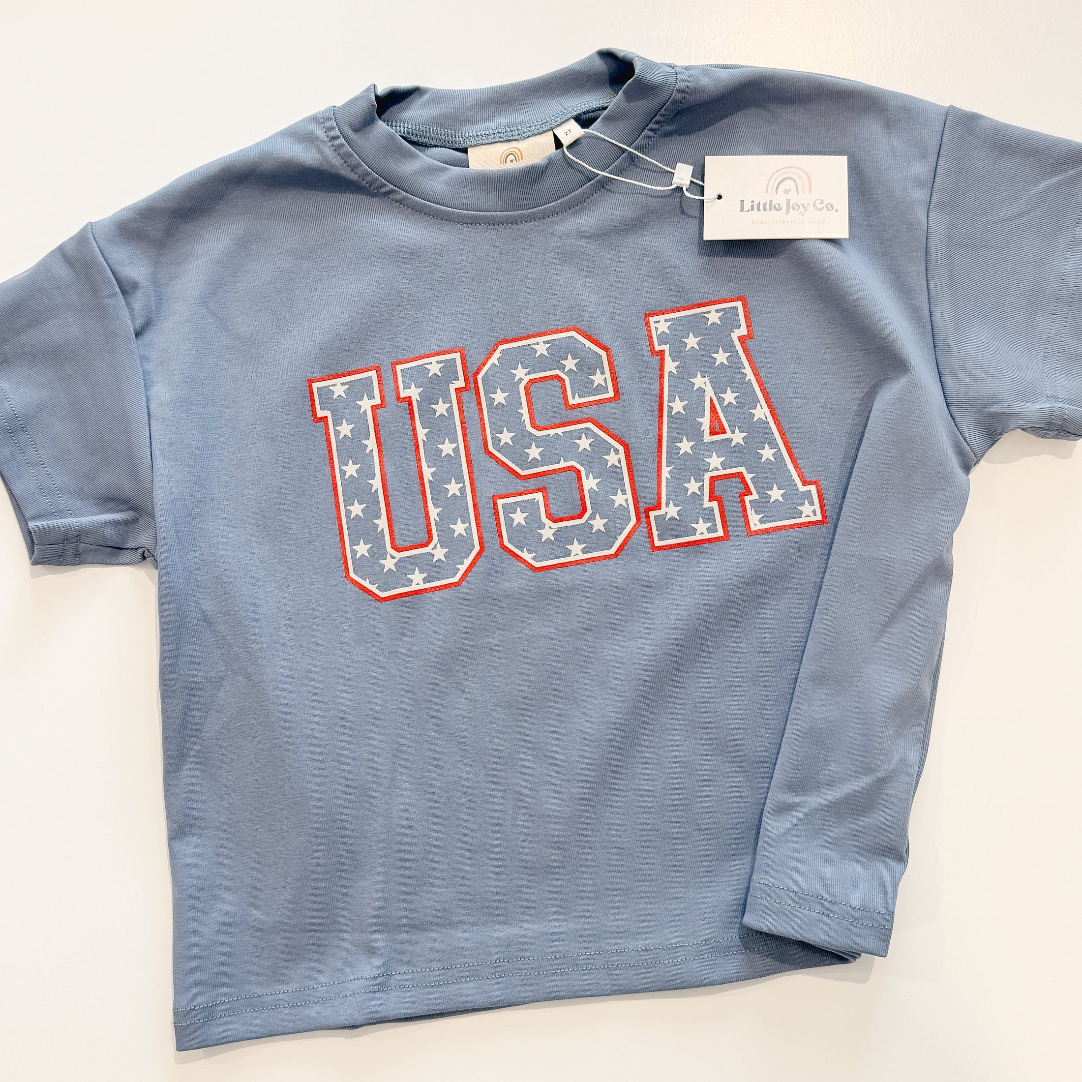 USA Stars Oversized Tee