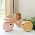 Load image into Gallery viewer, Apple Storage Basket Small - Pink
