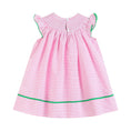 Load image into Gallery viewer, Pink Stripe Smocked Watermelon Dress
