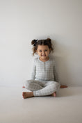 Load image into Gallery viewer, Bamboo Two Piece Pajamas | Foggy Grid
