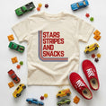 Load image into Gallery viewer, STARS STRIPES & SNACKS TEE - VINTAGE CREAM

