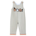Load image into Gallery viewer, Gray Boo Applique Longalls
