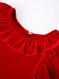Load image into Gallery viewer, Christmas Red Velvet Girls Dress
