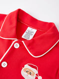 Load image into Gallery viewer, Christmas Red Boys Santa Claus Embroidered Pajamas
