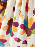 Load image into Gallery viewer, Thanksgiving Turkey Print Girls Dress
