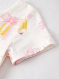 Load image into Gallery viewer, Back to School Bow Pencil Print Girls Dress
