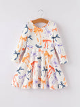 Load image into Gallery viewer, Halloween Bow Spring and Summer Girls Dress
