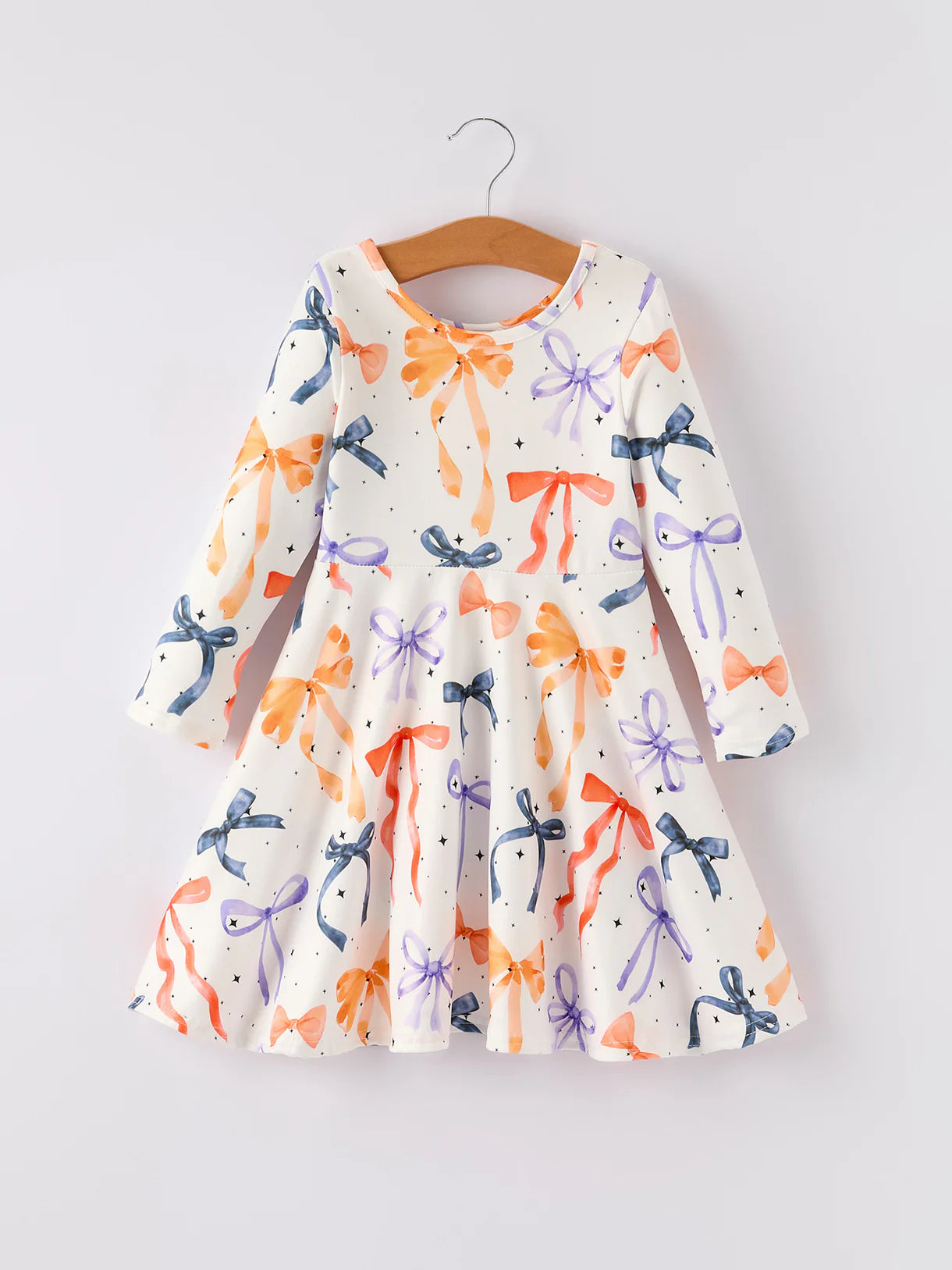 Halloween Bow Spring and Summer Girls Dress