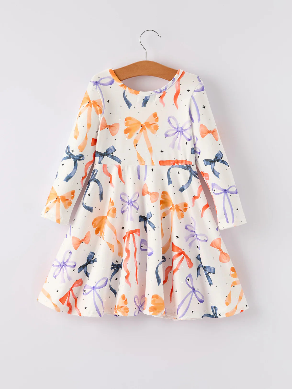 Halloween Bow Spring and Summer Girls Dress