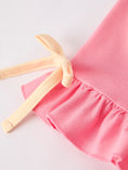 Load image into Gallery viewer, BACK TO SCHOOL Girl's Summer Bow Short Sleeve Shorts Set
