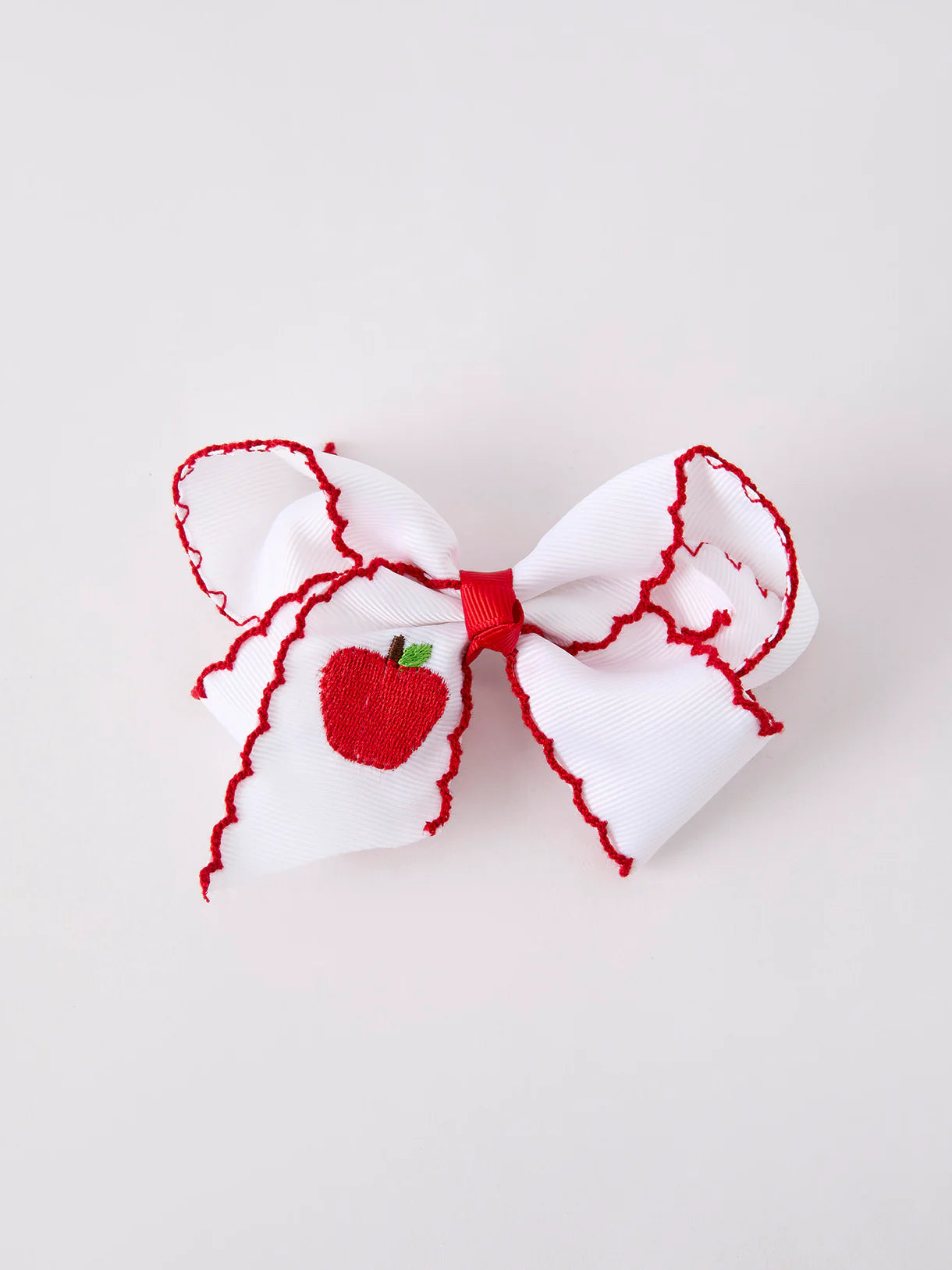 Back-to-school Apple Applique Girls Hairpin