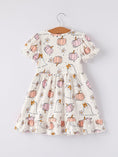 Load image into Gallery viewer, Halloween Pumpkin Ghost Print Cute Girls Dress
