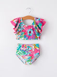 Load image into Gallery viewer, "Colorful Pattern" Girls' Boutique Swimsuit
