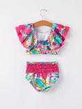 Load image into Gallery viewer, "Colorful Pattern" Girls' Boutique Swimsuit
