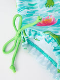 Load image into Gallery viewer, "Crocodile" Green Girls' Swimsuit
